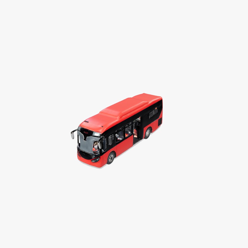 Urban Red Bus model pack