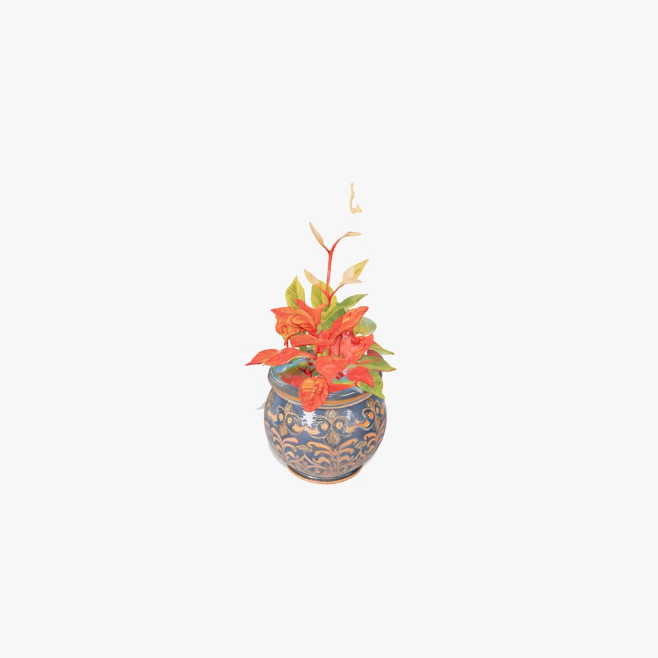 Ornate Terracotta Planter model pack