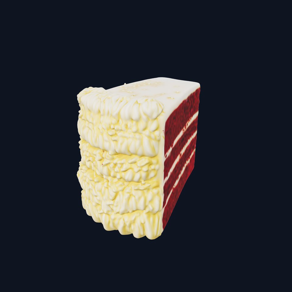 Red Velvet Cake Slice model pack
