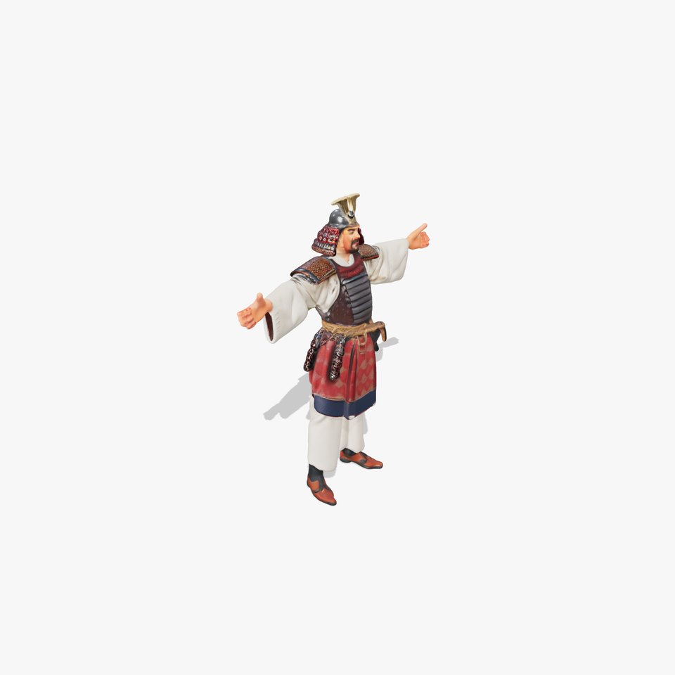 Samurai Warrior Armor model pack