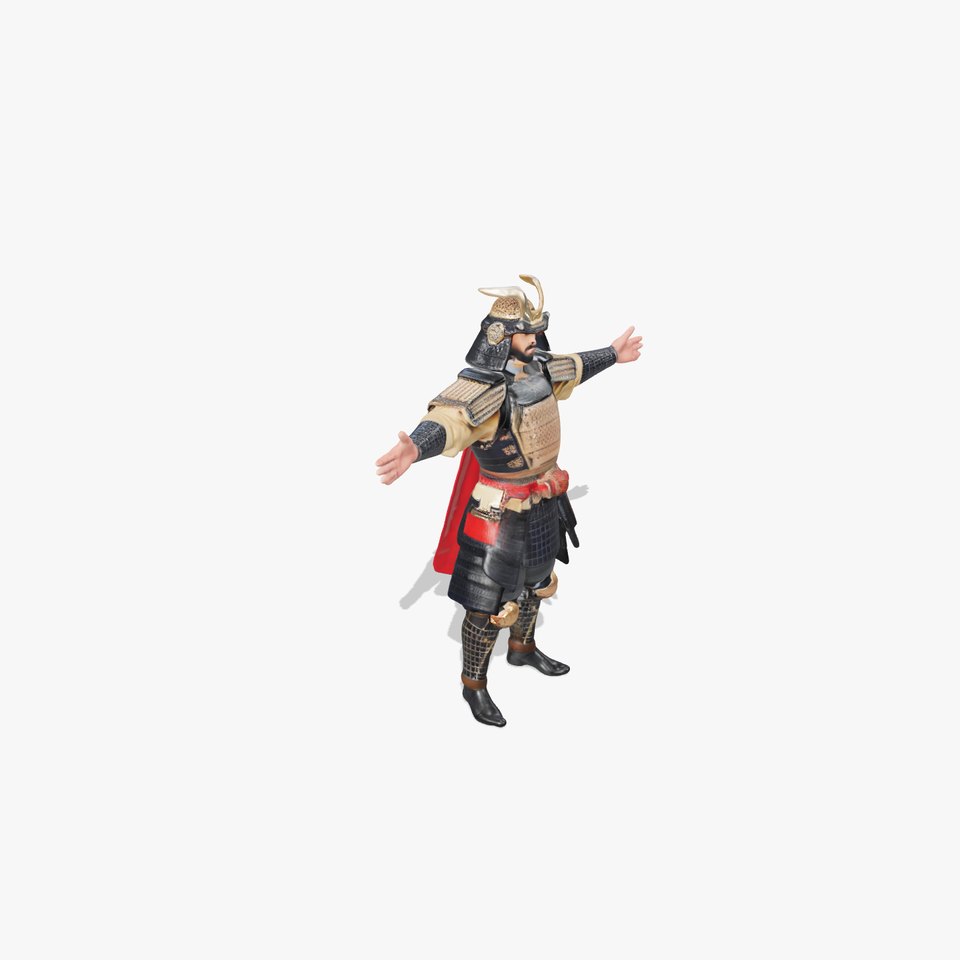 Samurai Armor Gold model pack