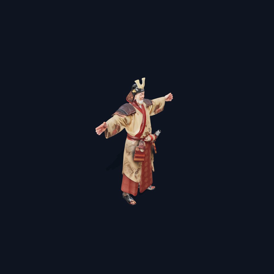 Regal Samurai Warrior model pack