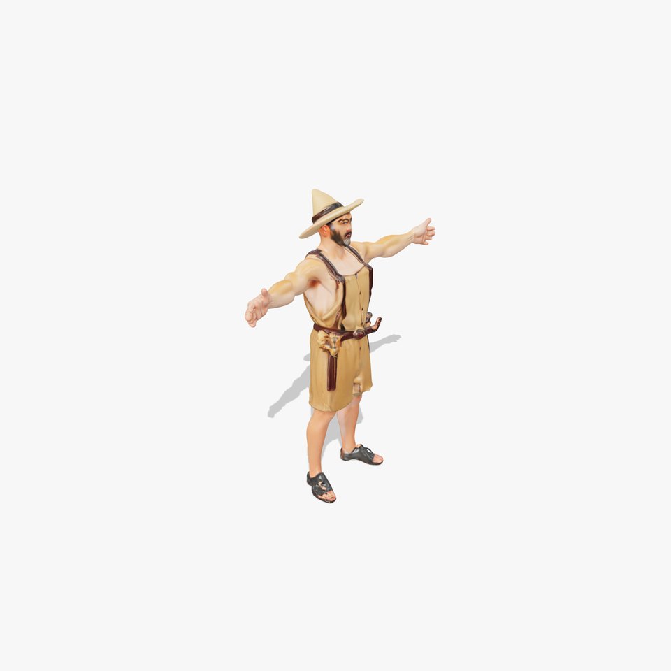 Rustic Farmer Attire model pack