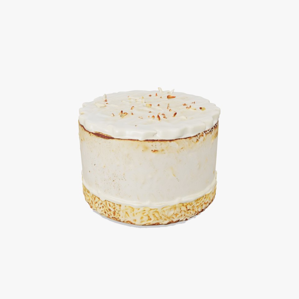 Coconut Vanilla Cake model pack