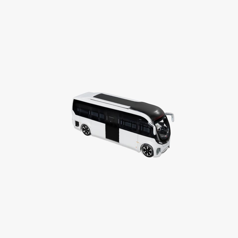Futuristic Electric Bus model pack