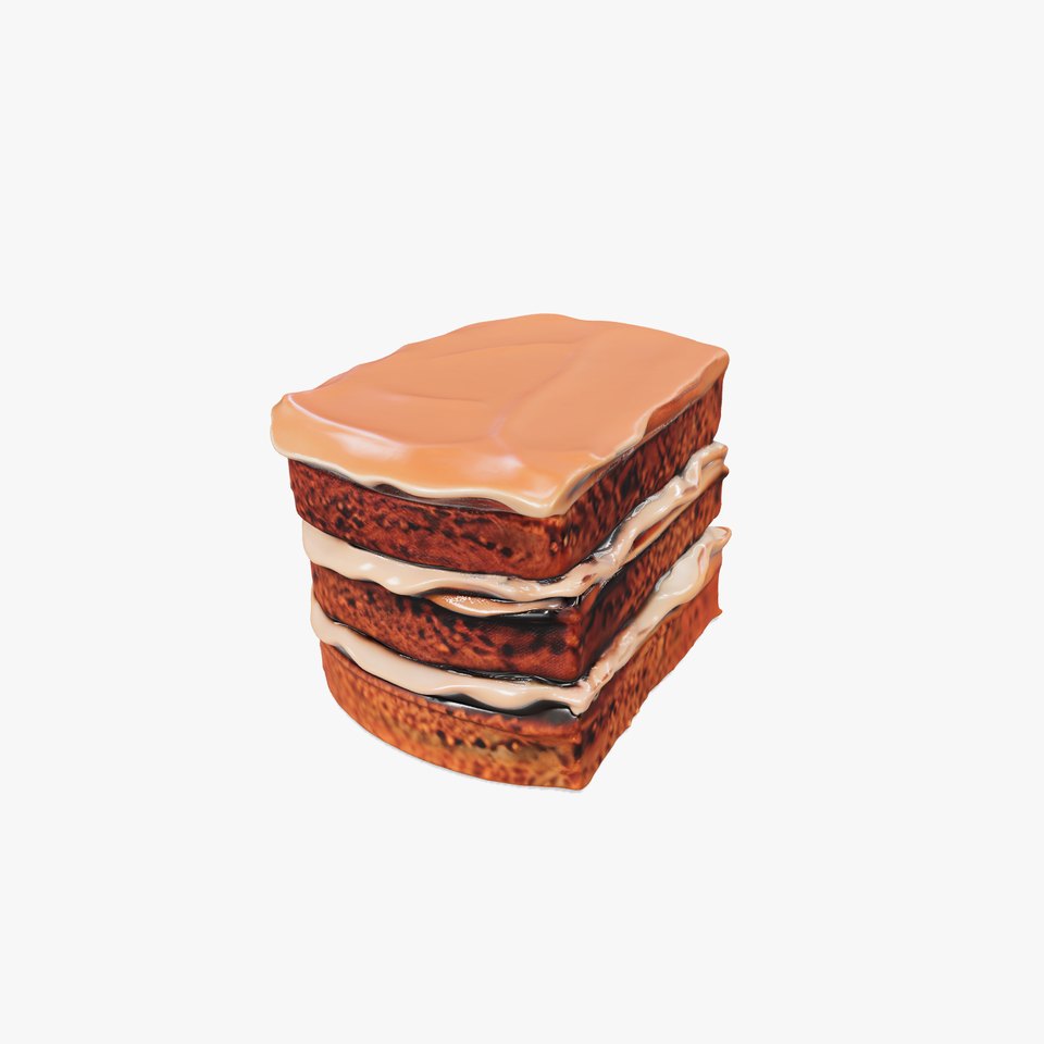 Triple Layer Chocolate Cake model pack