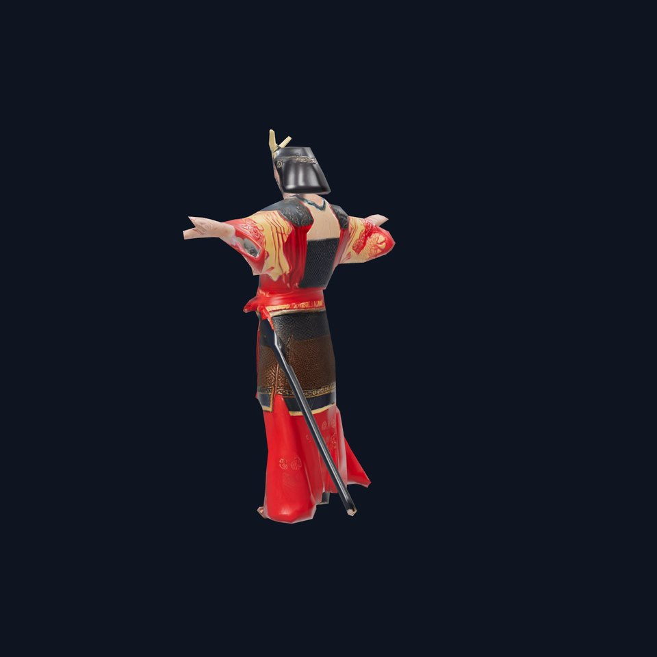 Samurai Warrior Armor model pack