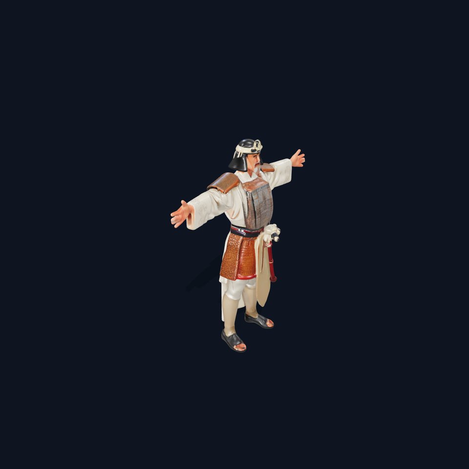 Samurai Warrior Armor model pack