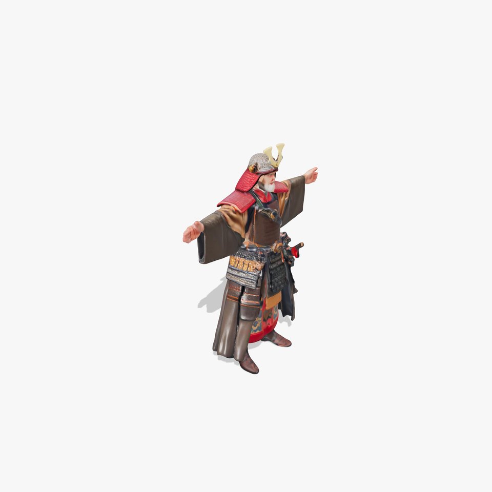 Samurai Warrior Traditional model pack