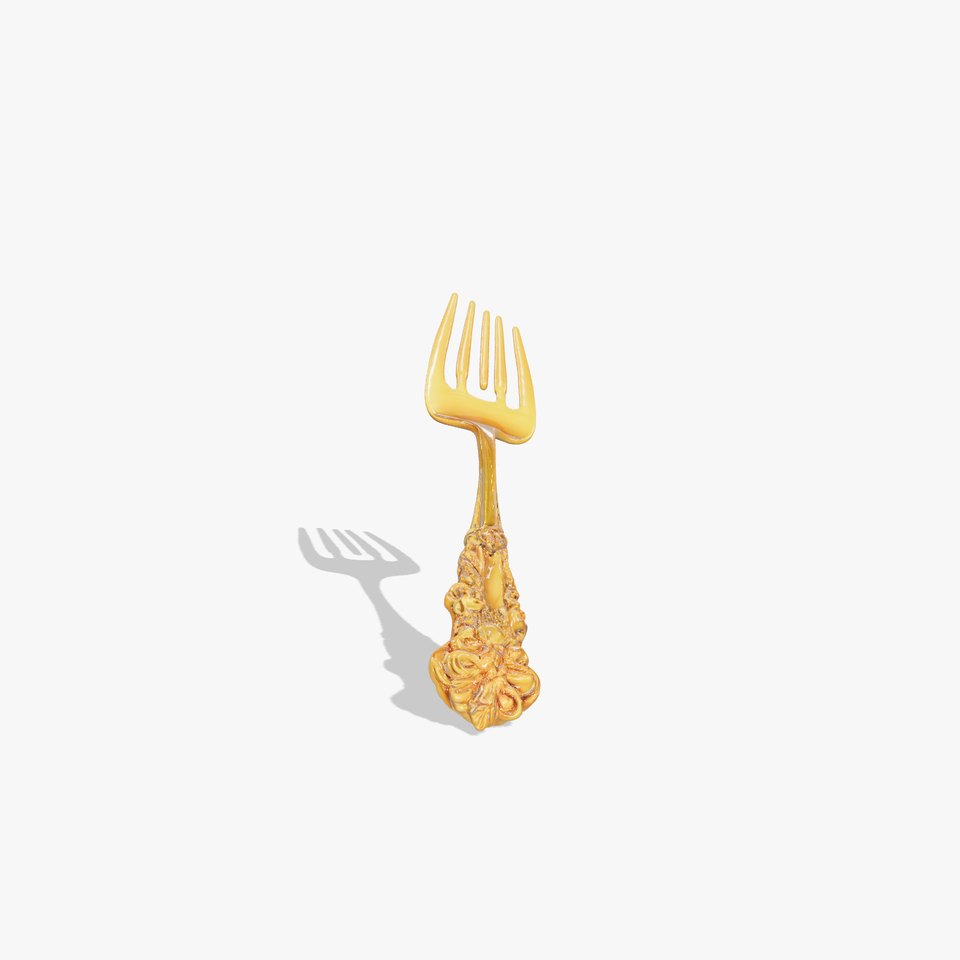 Ornate Gold Fork model pack