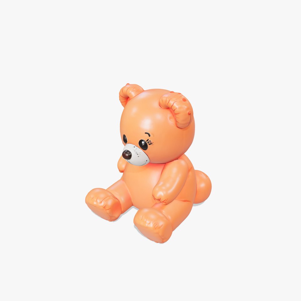 Orange Inflatable Bear model pack