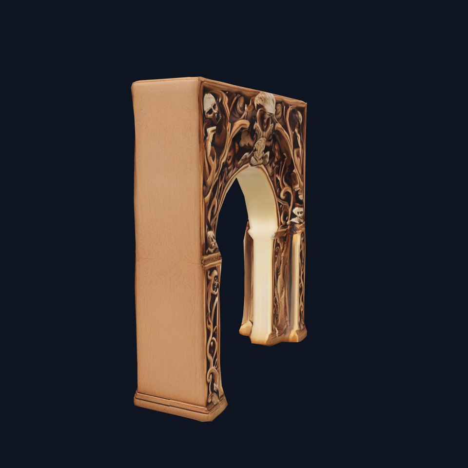 Ornate Gothic Archway model pack