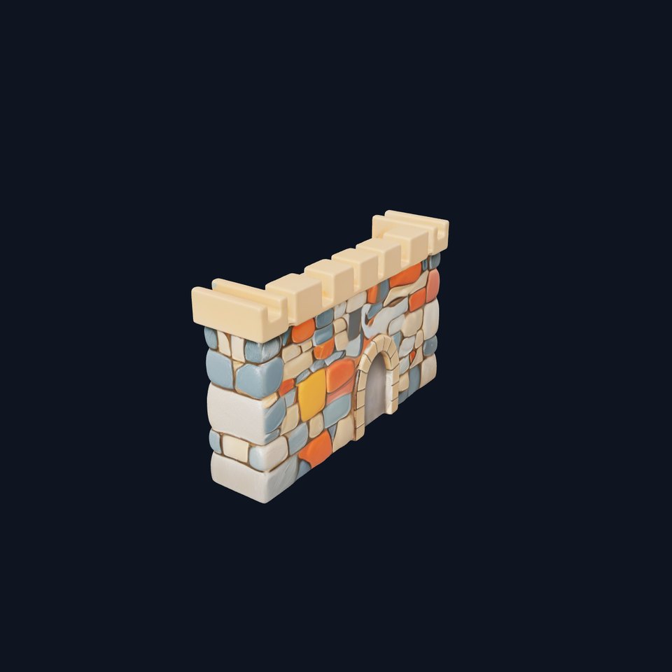 Rustic Stone Castle model pack