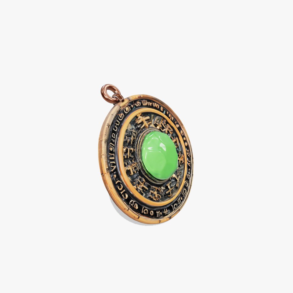 Ancient Bronze Amulet model pack