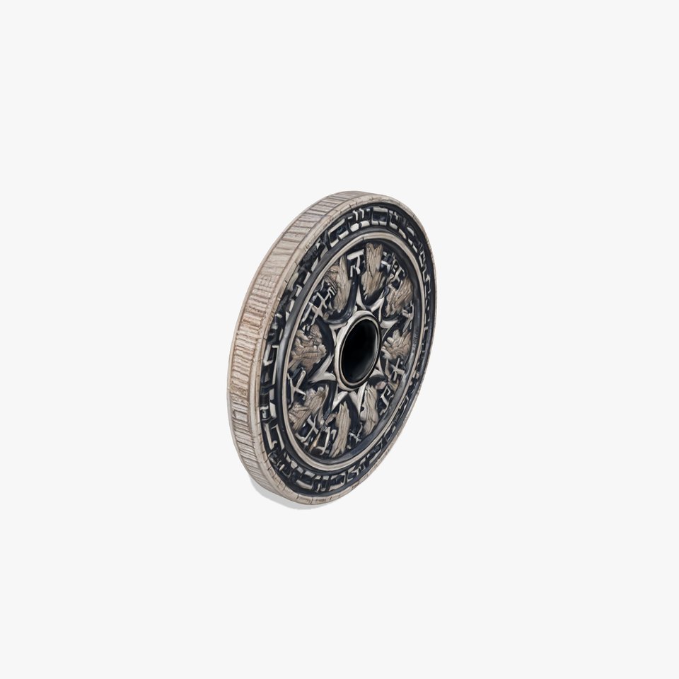Ornate Silver Medallion model pack