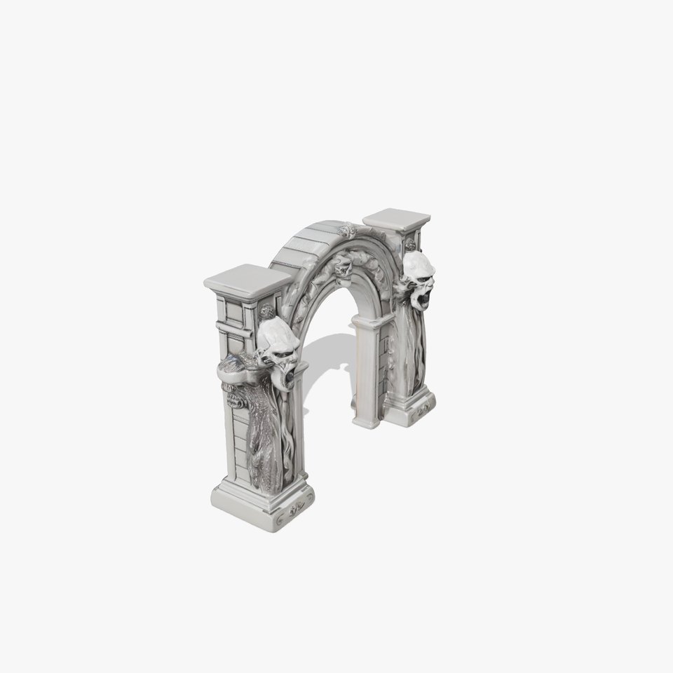 Gothic Archway Horror model pack