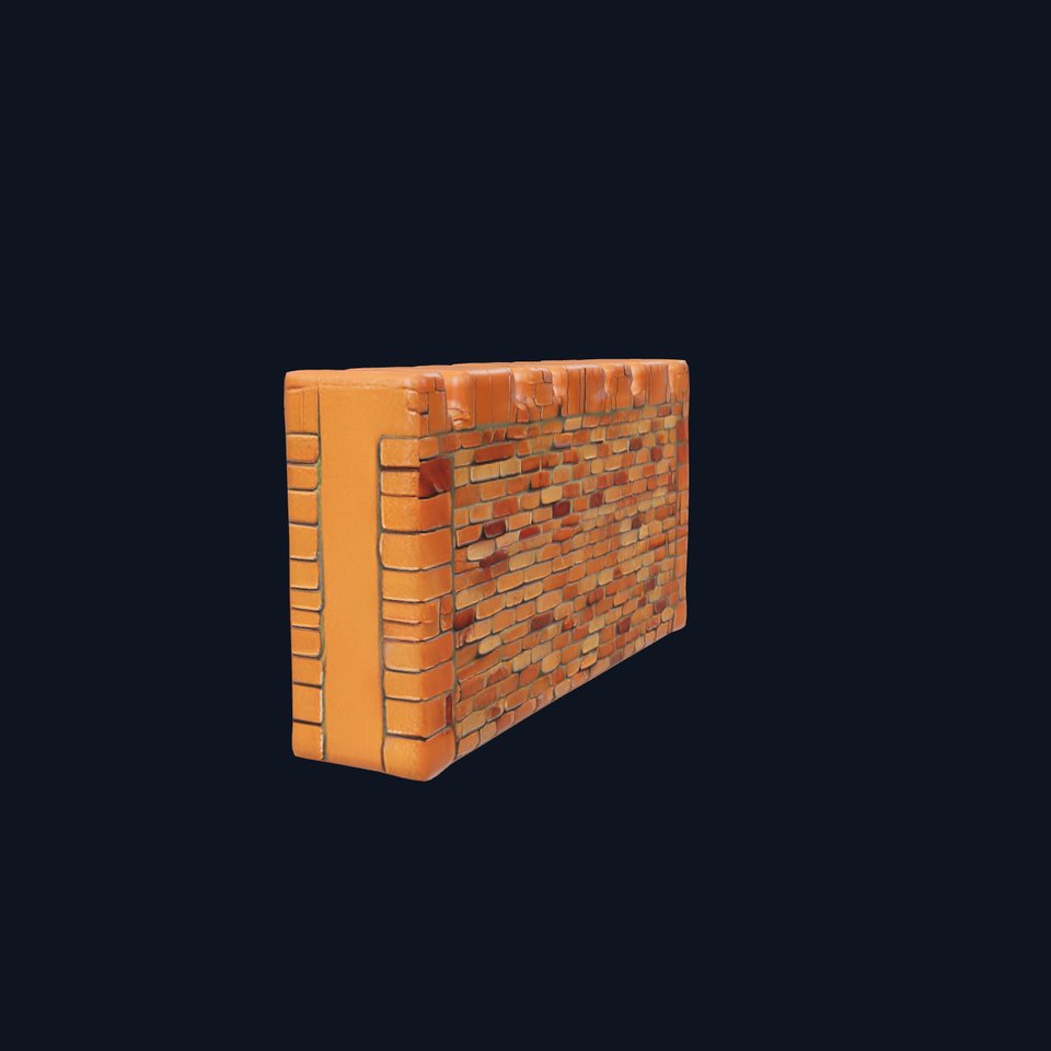 Terracotta Brick Wall model pack