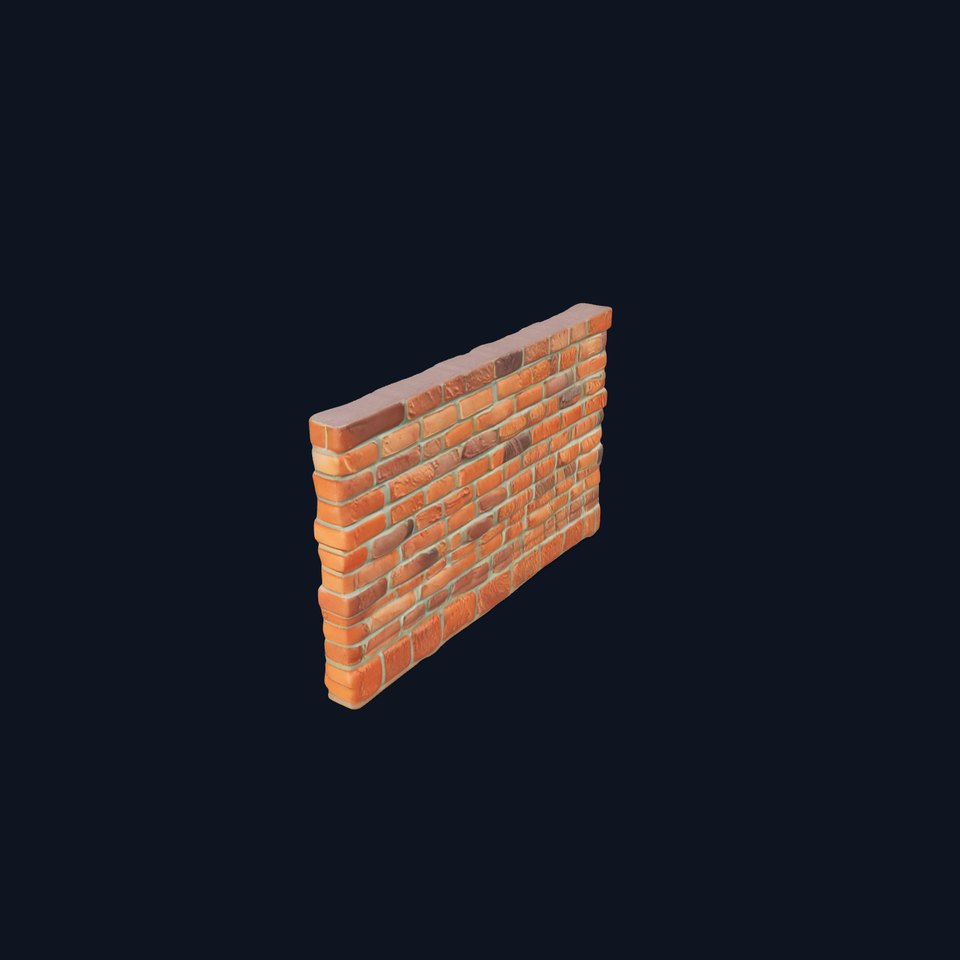 Red Brick Wall model pack