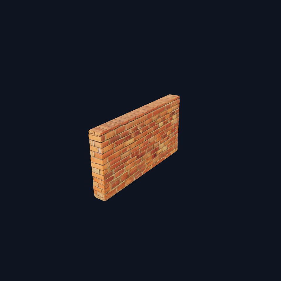 Textured Brick Wall model pack