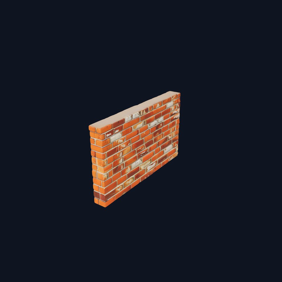 Red Brick Wall model pack