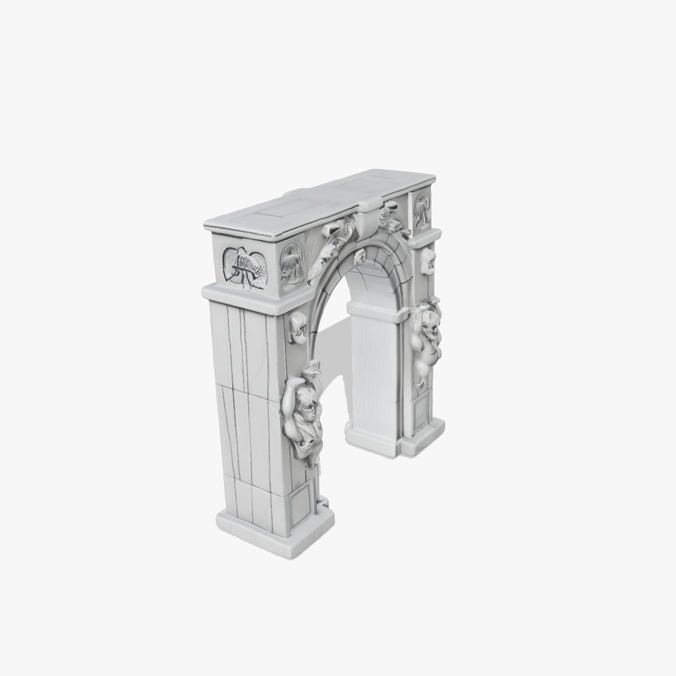 Gothic Archway model pack