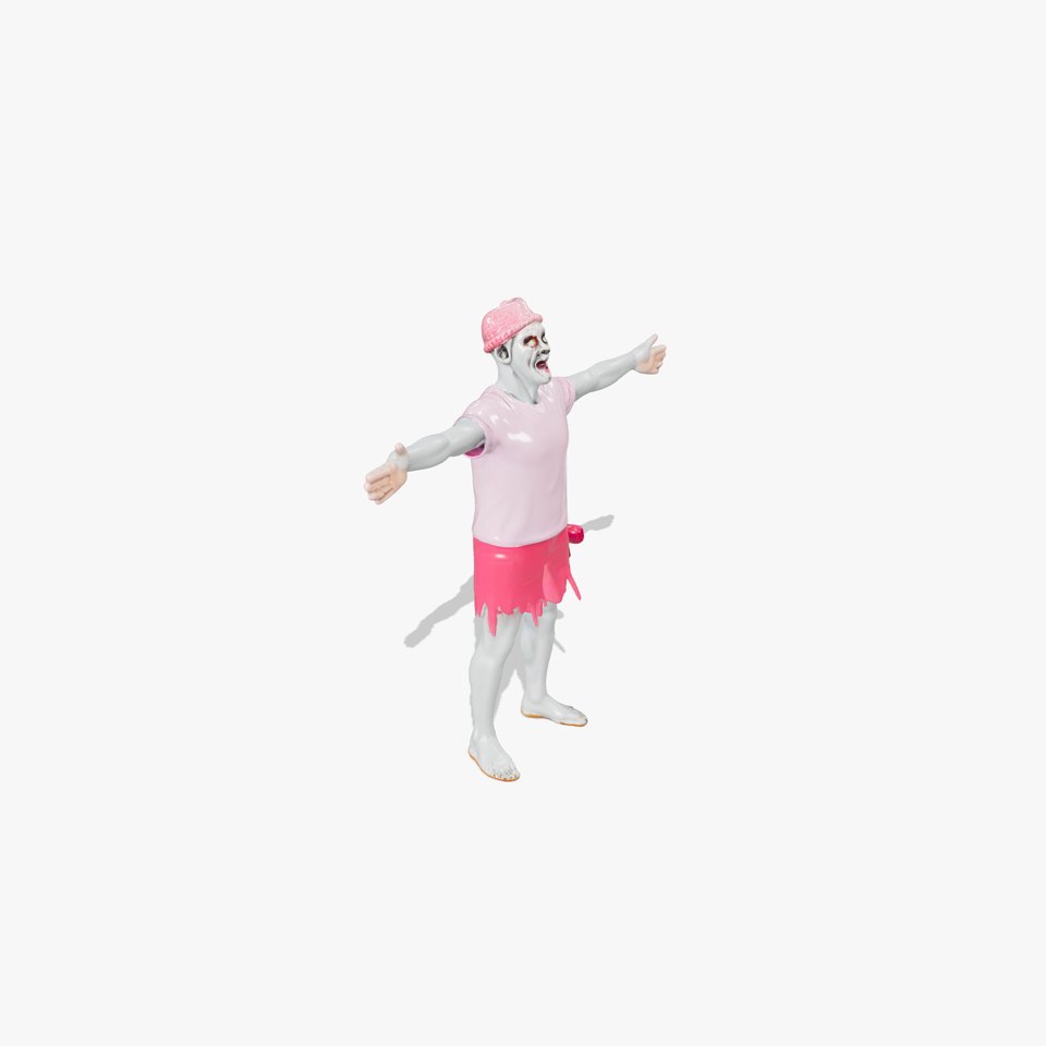 Colorful Zombie model pack
