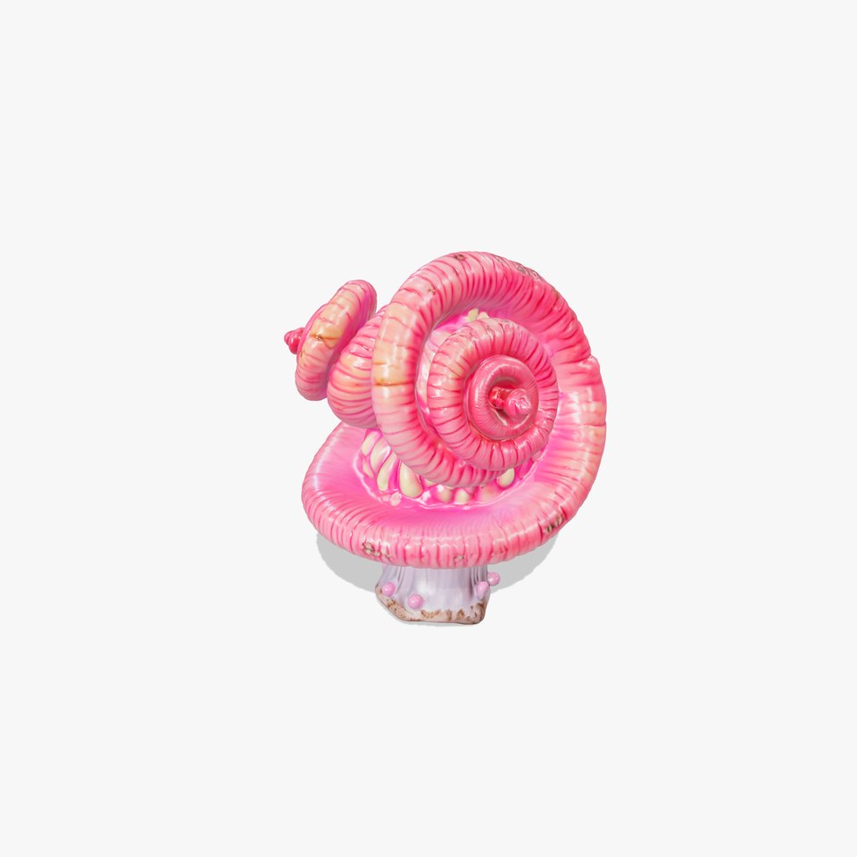 Vibrant Pink Mushroom model pack