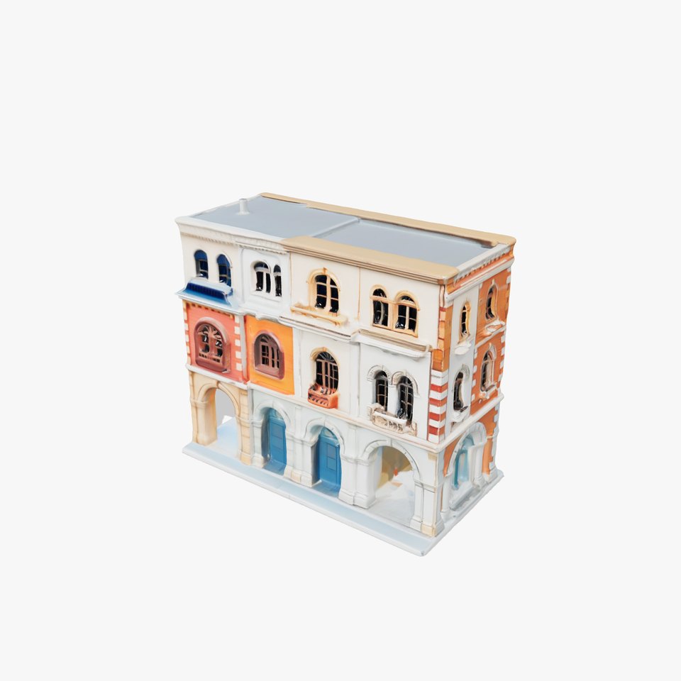 Elegant Townhouse Architecture model pack