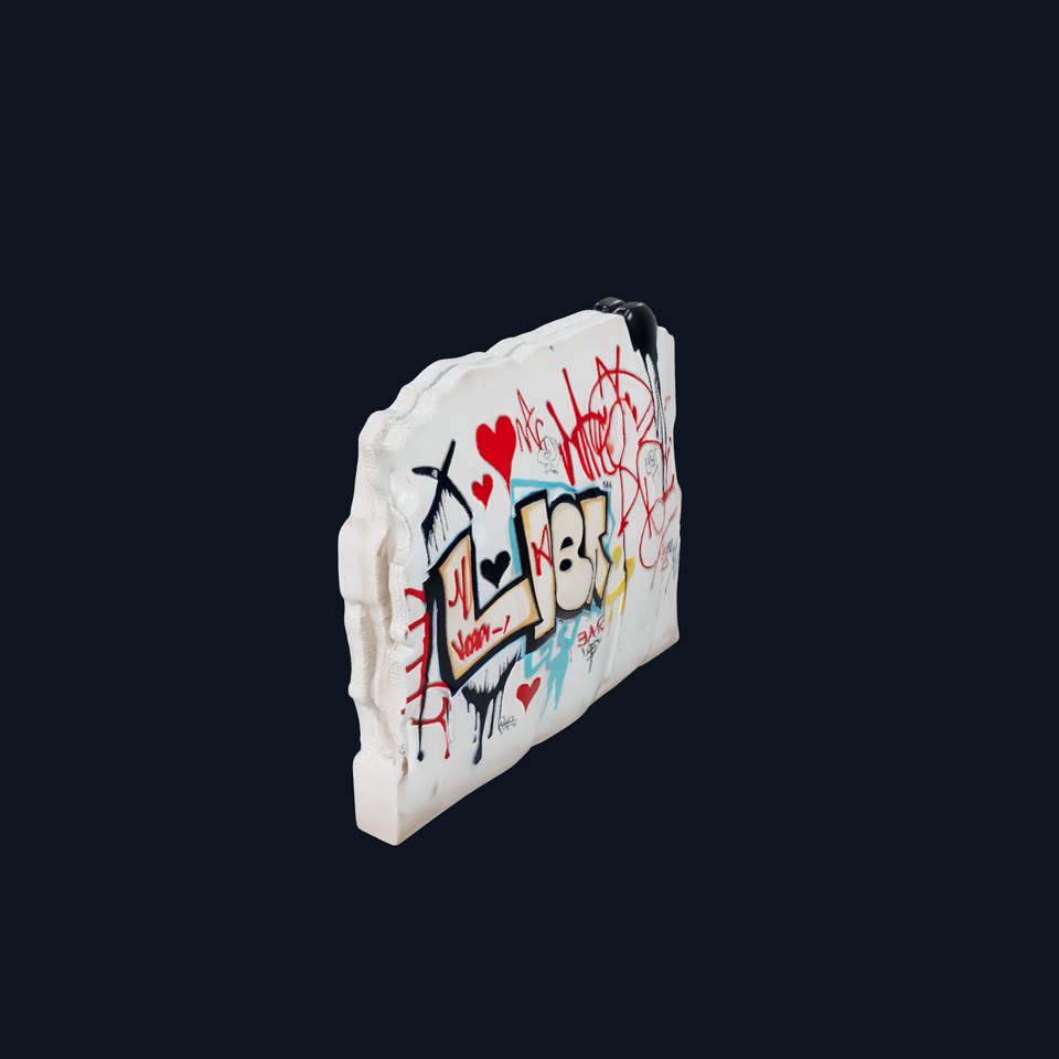 Urban Graffiti Wall model pack