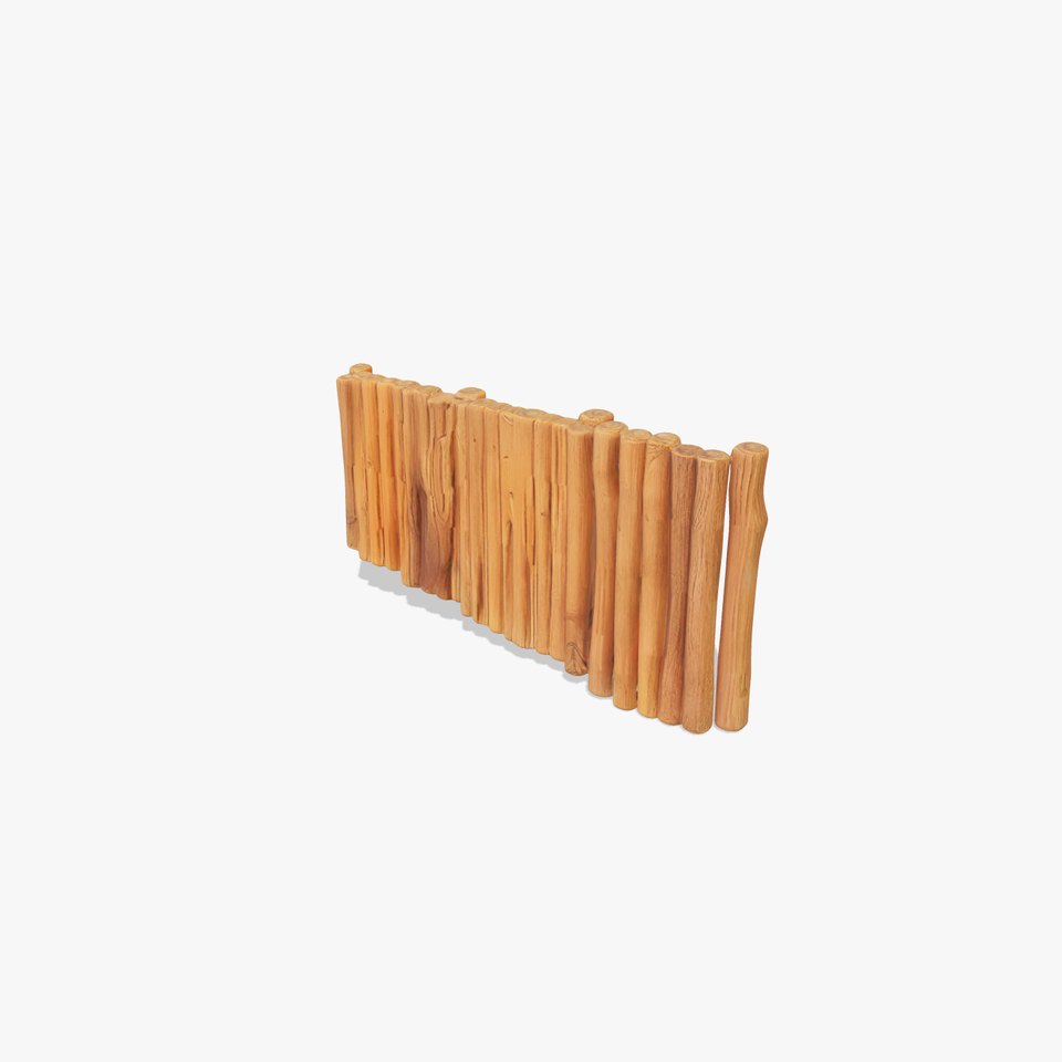 Rustic Wooden Fence model pack