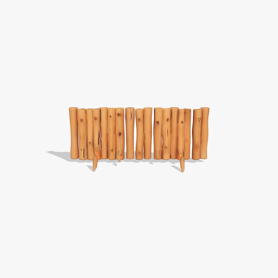 Rustic Wooden Fence model pack