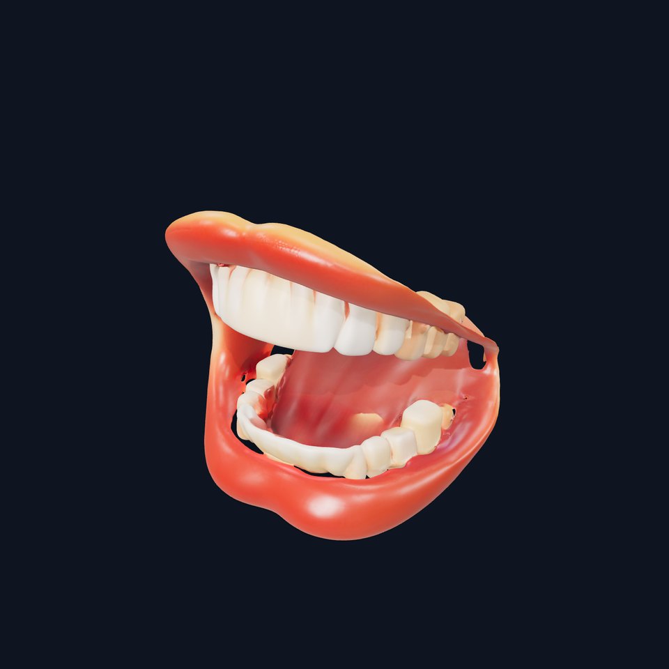 Realistic Human Teeth model pack