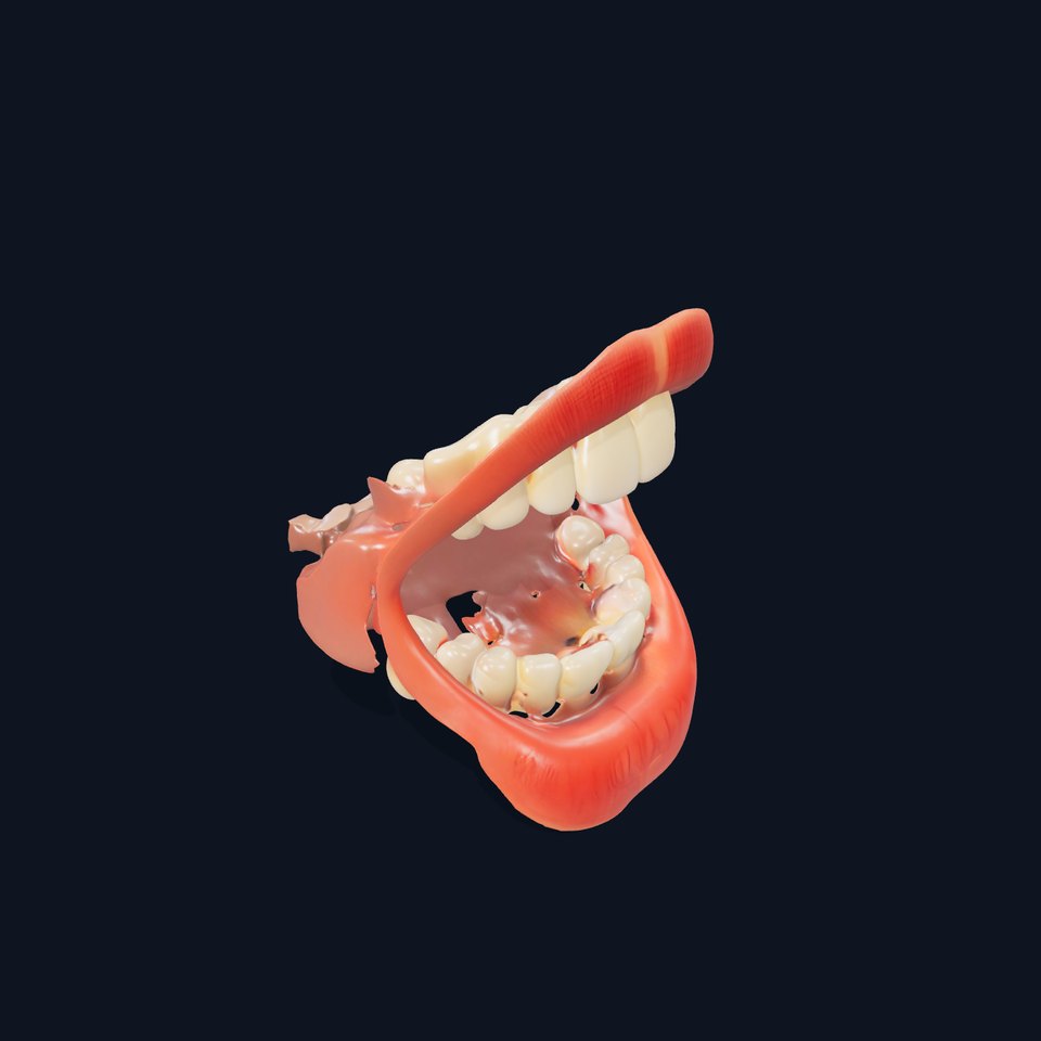 Realistic Human Mouth model pack