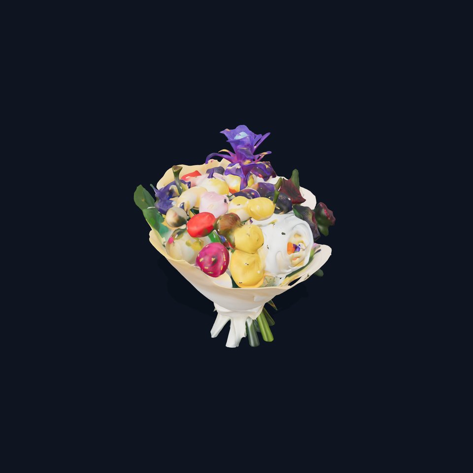 Vibrant Floral Bouquet model pack