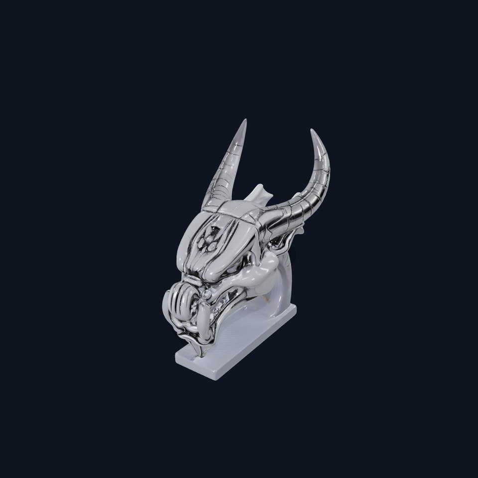 Black Dragon Head model pack