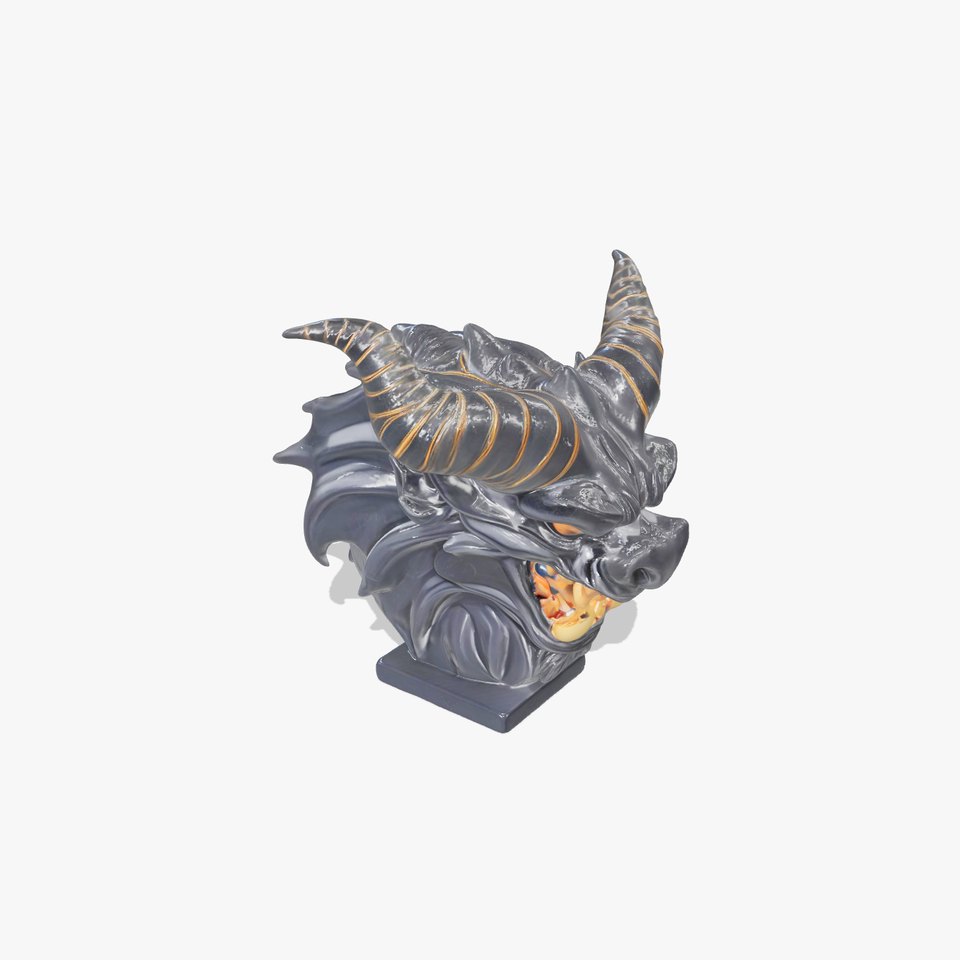 Obsidian Demon Head model pack