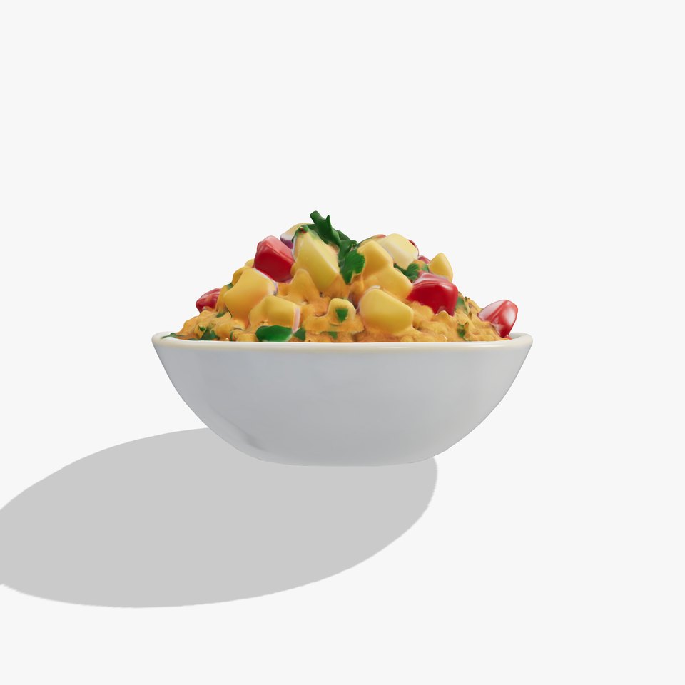 Couscous Salad Bowl model pack