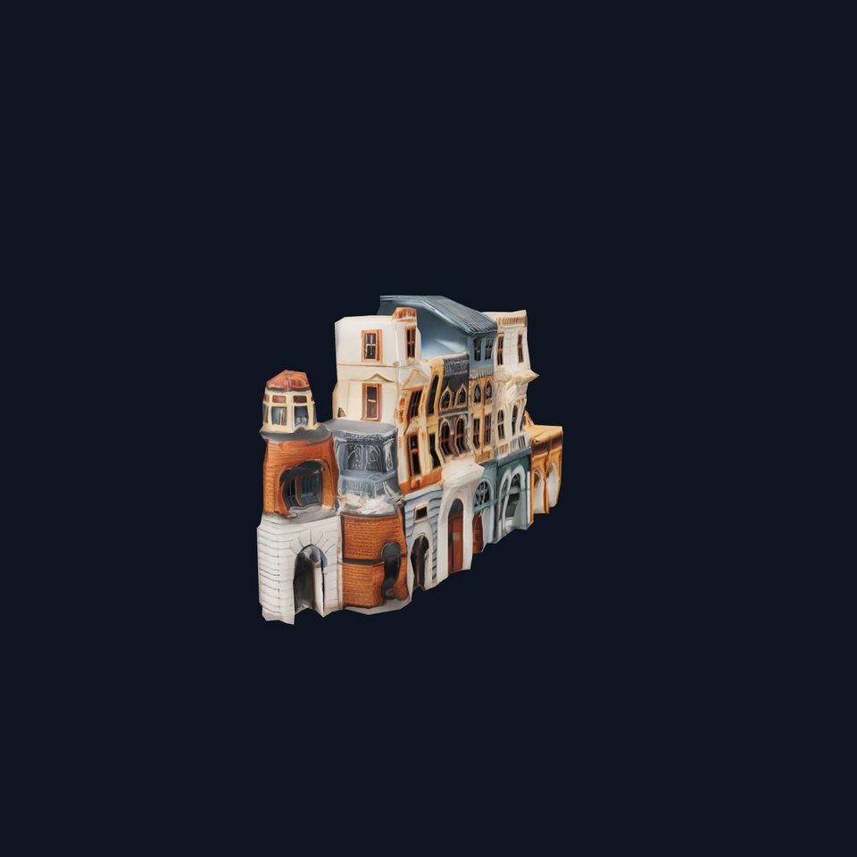 Vintage City Facade model pack