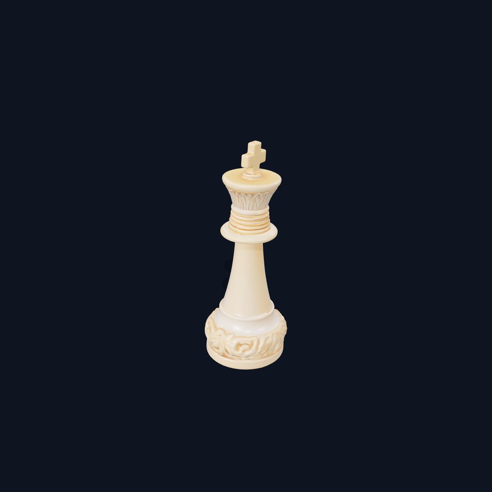 Ivory Chess King model pack