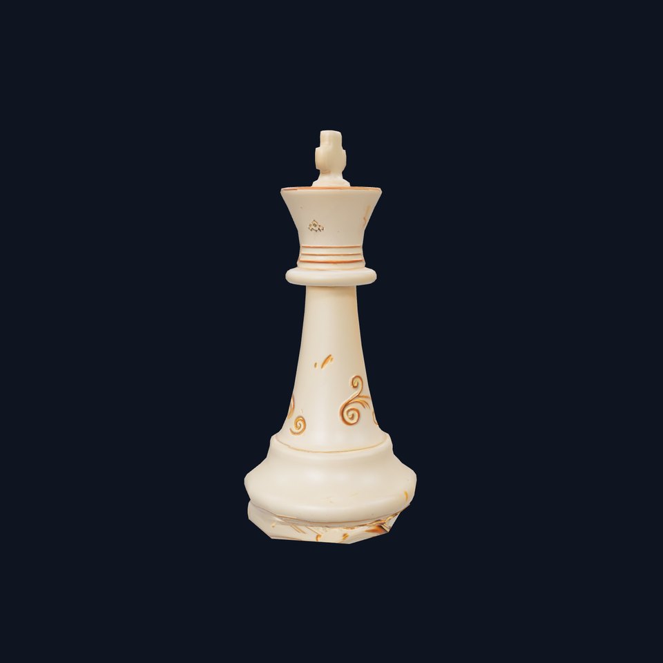 Ivory Chess King model pack