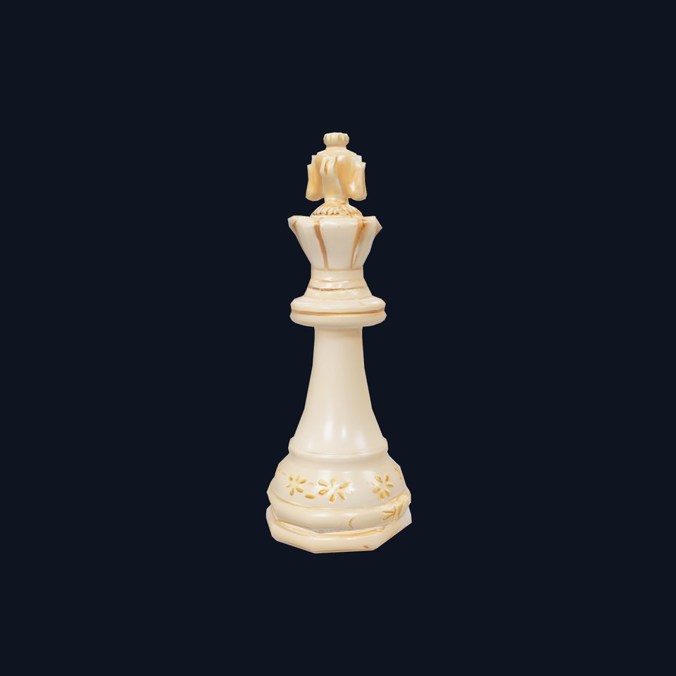 Ivory Chess King model pack