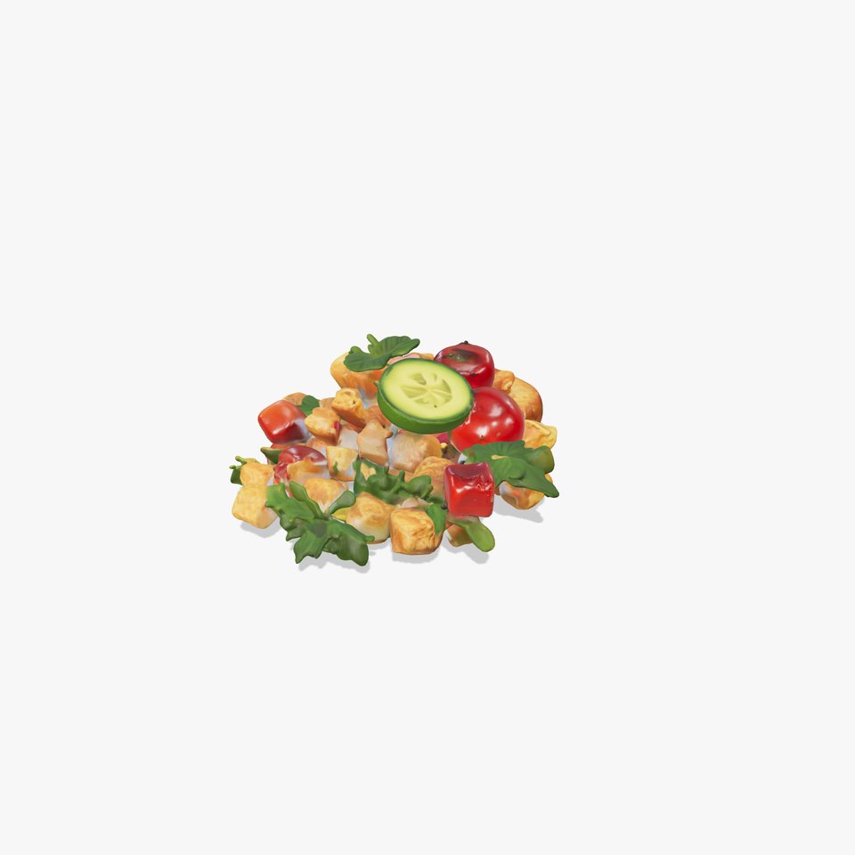 Vibrant Vegetable Salad model pack