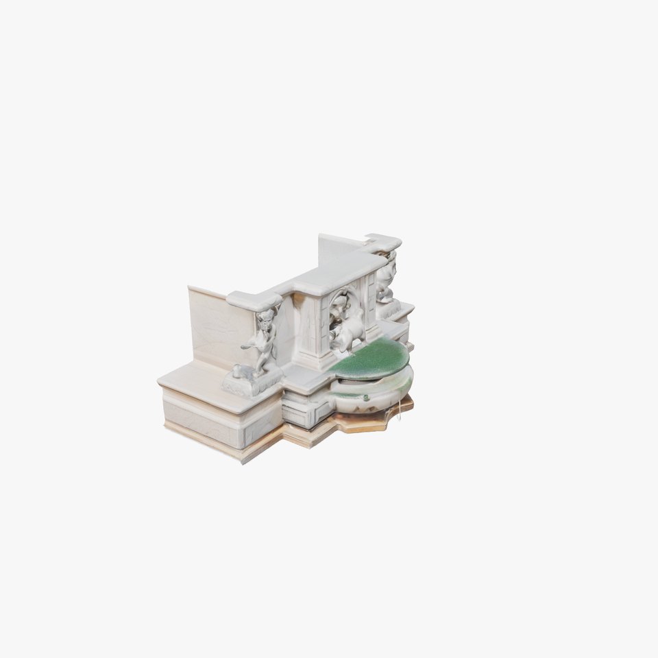 Elegant Stone Fountain model pack