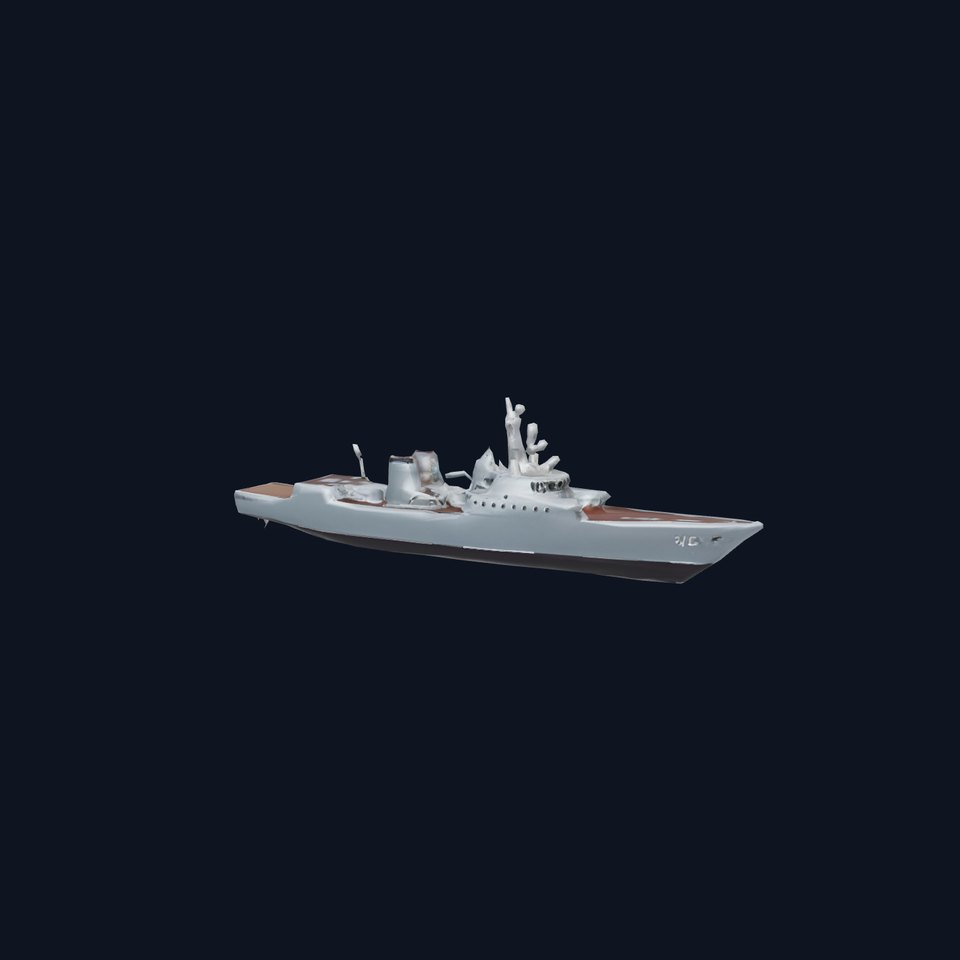 Stealth Gray Battleship model pack