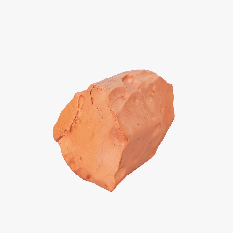 Rustic Terracotta Boulder model pack