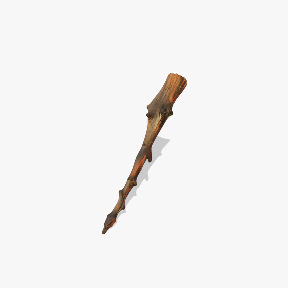 Realistic Wooden Branch model pack