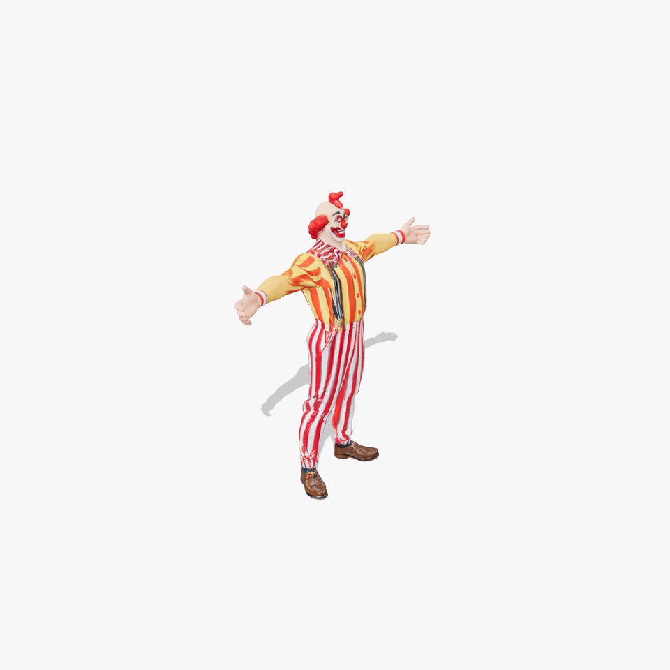 Cheerful Clown Costume model pack