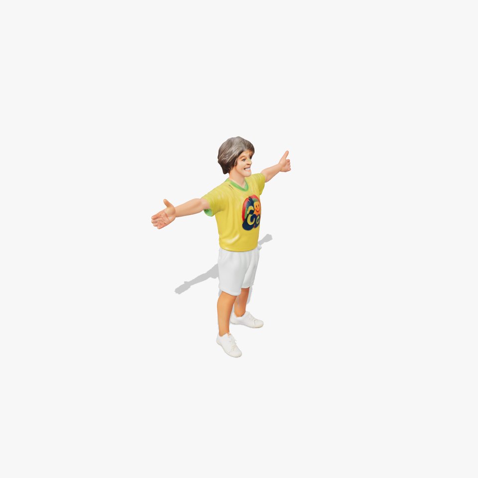 Joyful Yellow Shirt Model Pack