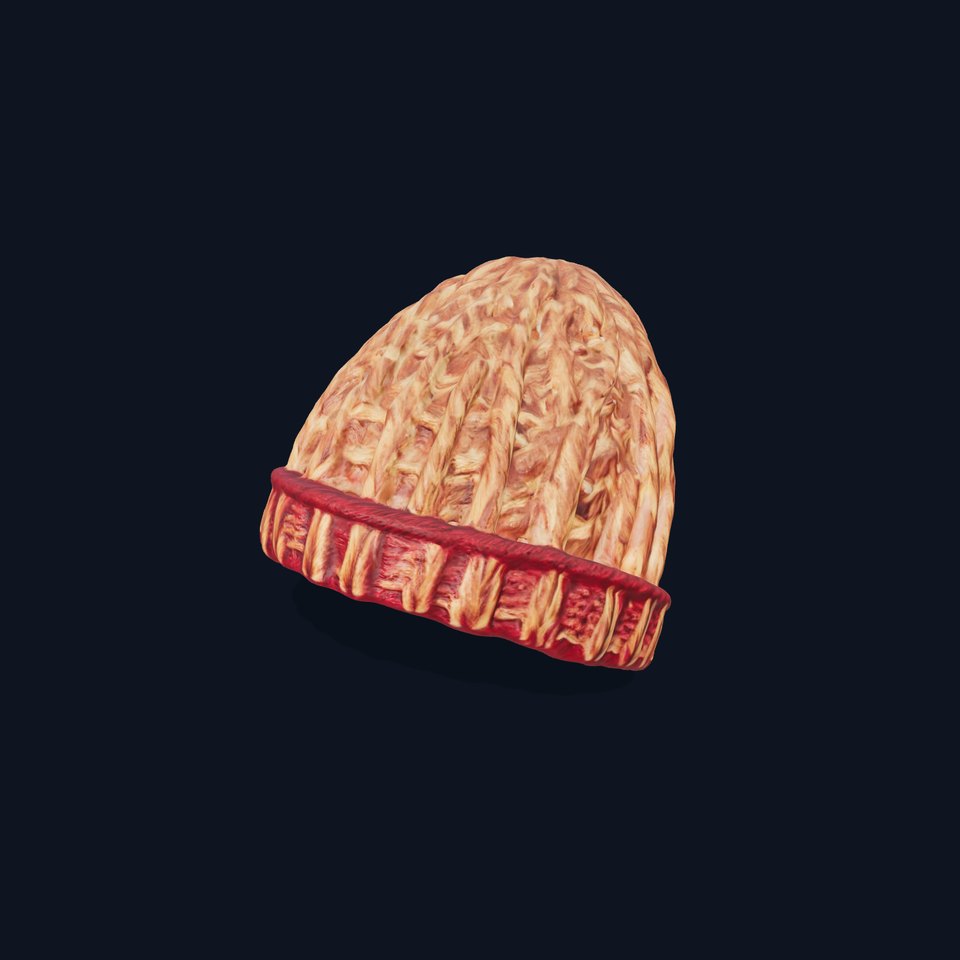Cozy Knit Beanie model pack
