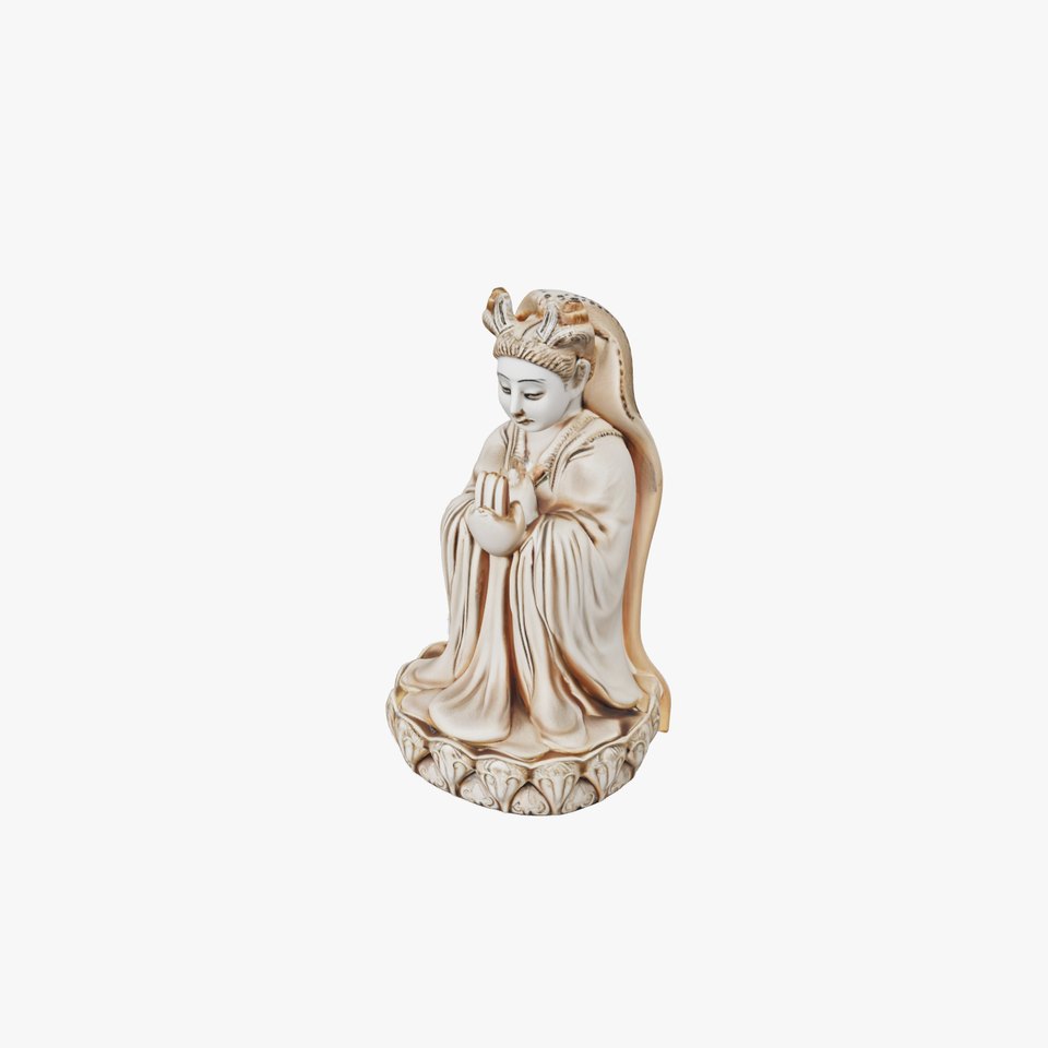 Serene Buddha Statue model pack